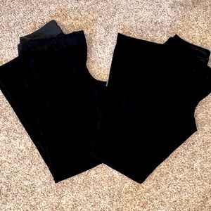 2 pairs of Black Express work pants